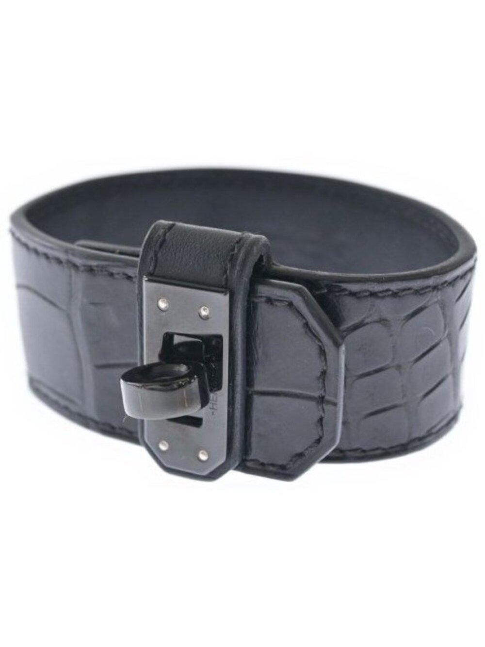 Hermes Bracelet Bangle Black